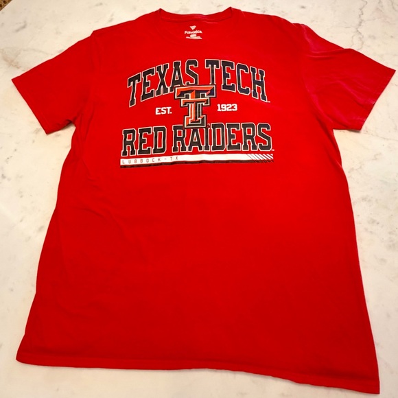 Fanatics Other - Fanatics Texas Tech Red Raiders Red T-Shirt Size L NCAA Colleges Unisex